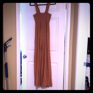 Free people beach Rosie Coral Cotton jumpsuit